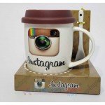 New Instagram logo printed Coffee Mug with Silicon lid
